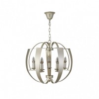 Distribuidor - Lâmpadas Diversas | Lâmpadas Clássicas | COLGANTE CAPUCHINA 5XE14 CHAMPAGNE REGX53X53 CM Ref: 151295076
